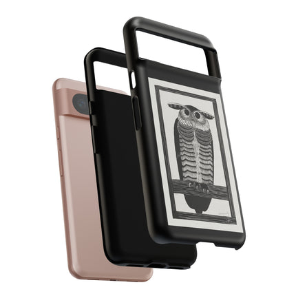 Horned Owl by Samuel Jessurun de Mesquita Phone Cases