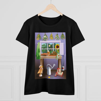A Gardener's Haven Women's Midweight Cotton Tee