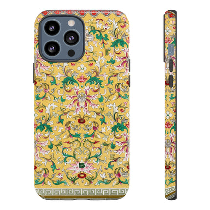 Yellow Botanical Pattern by Owen Jones Phone Cases