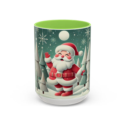 Santa's Joyful Night Colorful Mugs (11oz, 15oz)