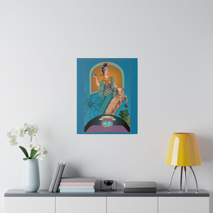 March & Aquamarine – Sofia Chiostri’s Oceanic Gem Portrait