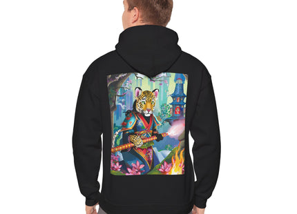 Cyberpunk Leopard – Heavy Blend™ Hooded Sweatshirt