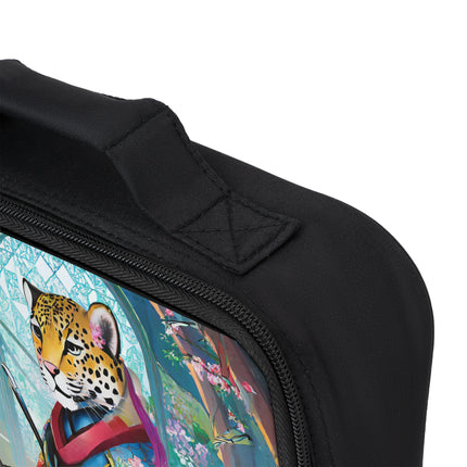Cyberpunk Leopard Lunch Bag