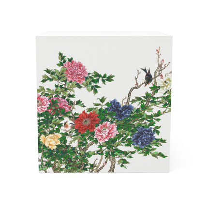 Peonies and Birds by Okamoto Shuki Note Cube