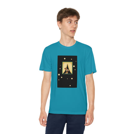 Playful Paws Youth Competitor Tee – Vintage Charm & Curious Adventure