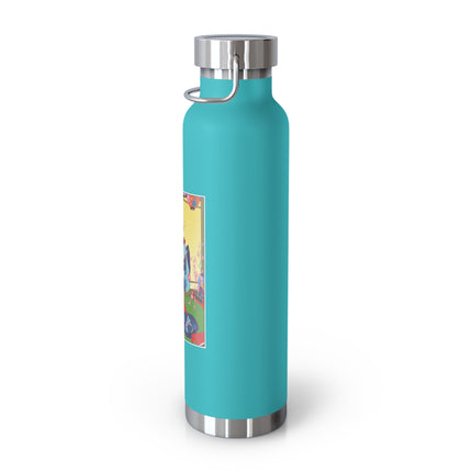 A Timeless Journey by Umberto Brunelleschi Copper Vacuum Insulated Bottle, 22oz