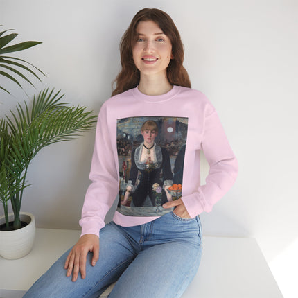 A Bar at the Folies-Bergère by Edouard Manet Heavy Blend™ Crewneck Sweatshirt