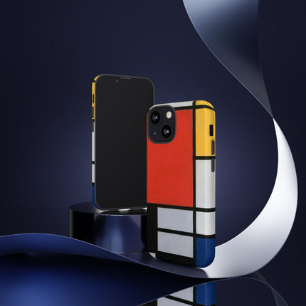 Composition with Red, Yellow, Blue, and Black by Piet Mondrian Phone Cases