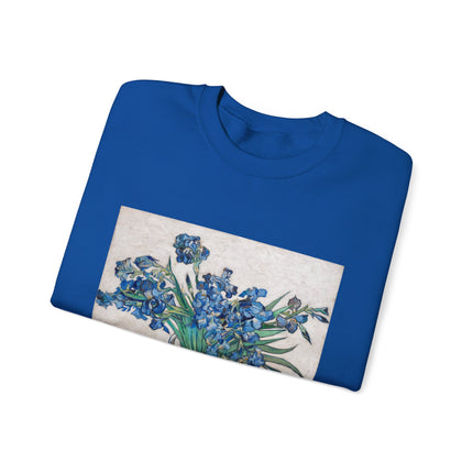Irises by Vincent Van Gogh Heavy Blend™ Crewneck Sweatshirt