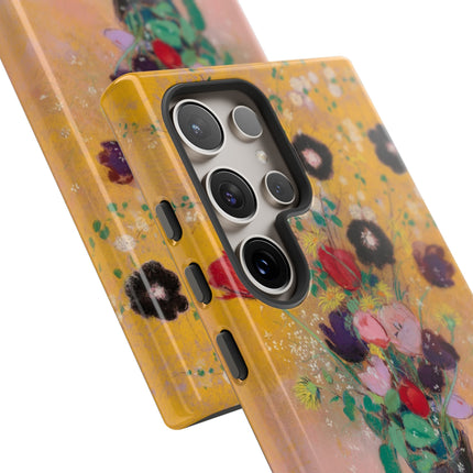 Vase of Flowers by Odilon Redon Phone Cases