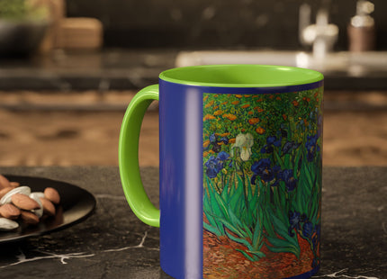 Irises by Vincent Van Gogh Colorful Mugs (11oz, 15oz)