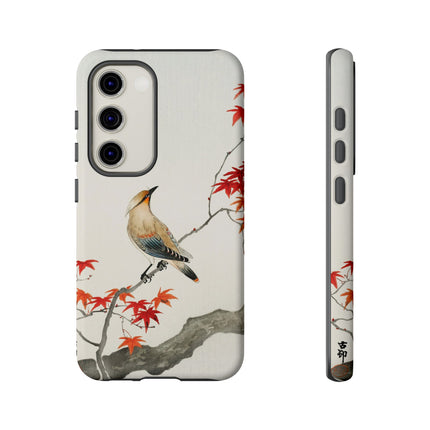 Japanese Bird on Maple by Ohara Koson Phone Cases