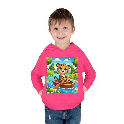 Little Explorer on the River Toddler Pullover Fleece Hoodie