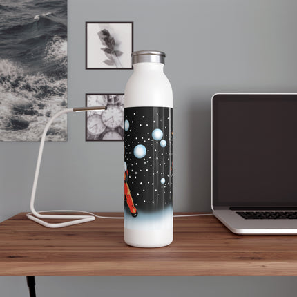 A Festive Snowball Slim Water Bottle