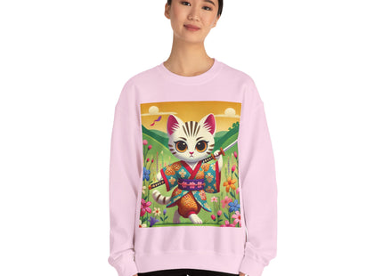 Samurai Kitten Unisex Heavy Blend™ Crewneck Sweatshirt