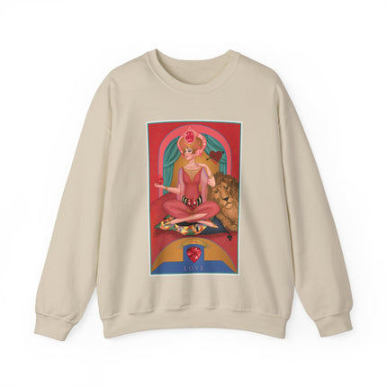 July & Ruby (from the Gem Series) by Sofia Chiostri Heavy Blend™ Crewneck Sweatshirt