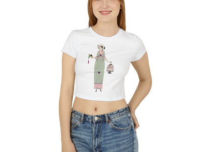 Illustrated Elegance – Parisian Fashion Tee