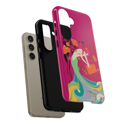 Mermaid Dive Phone Case – Vibrant Waves & Playful Elegance