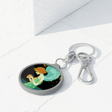 Twilight Angel Keyring Tag