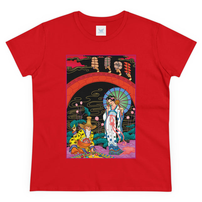 The Romance of Perfume by George Barbier Women's Midweight Cotton Tee