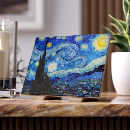 The Starry Night by Vincent Van Gogh Ceramic Tile
