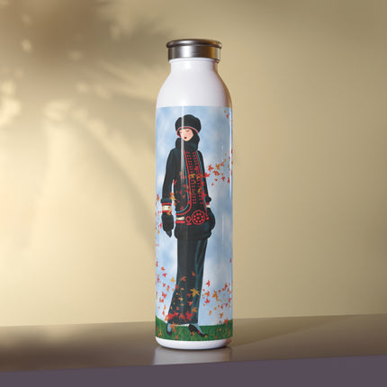 Elegance in Autumn Slim Water Bottle