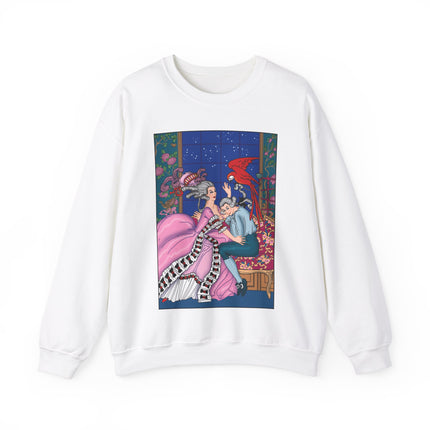 The Jealous Parrot by George Barbier Heavy Blend™ Crewneck Sweatshirt