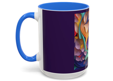 The Elegant Iris Flower Colorful Mugs (11oz, 15oz)