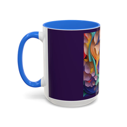 The Elegant Iris Flower Colorful Mugs (11oz, 15oz)