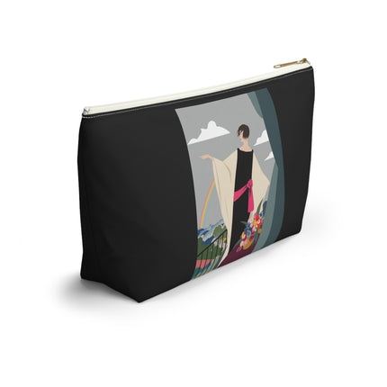 Rainbow Reverie Cosmetic Bag – Serene Elegance & Quiet Hope
