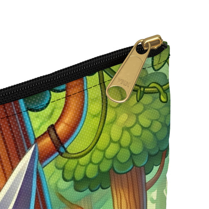 The Stealthy Stripes Flat Pouch – Jungle Camouflage & Adventurous Spirit