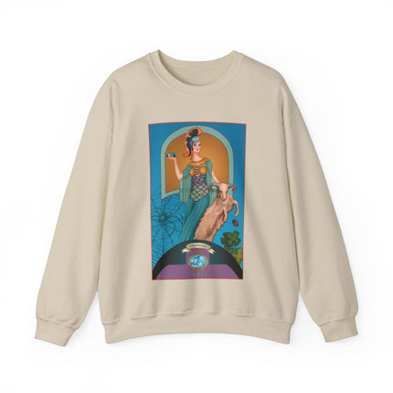 March & Aquamarine (Gem Series) by Sofia Chiostri Unisex Heavy Blend™ Crewneck Sweatshirt