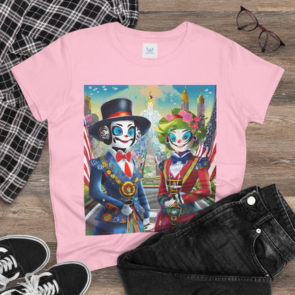 Cyber Punk Robots Cotton Tee