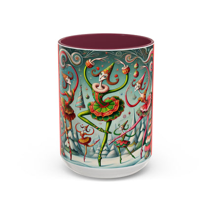 Christmas Ballet of the Absurd Colorful Mugs (11oz, 15oz)