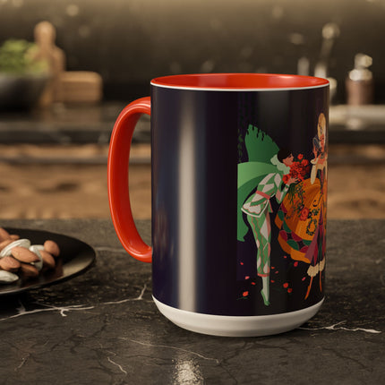 Moonlit Masquerade: The Fairy Queen's Ball Colorful Mug (11oz, 15oz) – Fairy Tale Elegance, Fantasy Charm & Enchanted Style