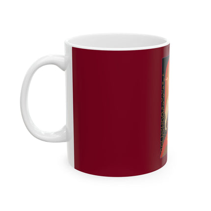 January & Garnet (from the Gem Series) by Sofia Chiostri Ceramic Mug 11oz