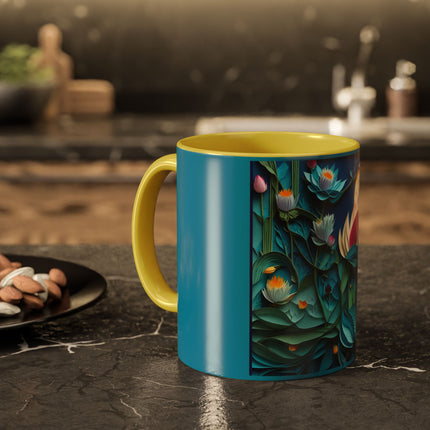 Ethereal Moonlit Lake Colorful Mugs (11oz, 15oz)