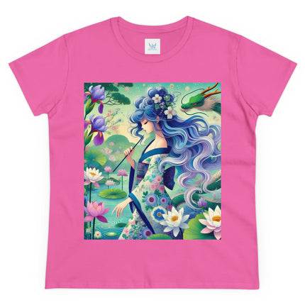 Fairy of the Koi Pond Cotton Tee