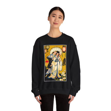 Golden Embrace Heavy Blend™ Crewneck Sweatshirt