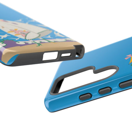 Seaside Wanderer Phone Case – Whimsical Charm & Coastal Delight