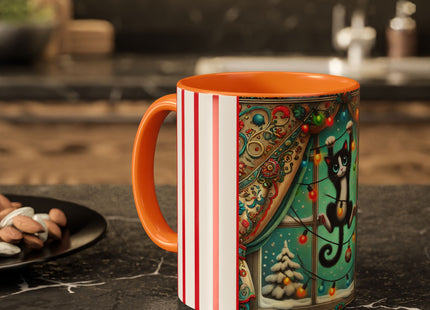Mischief in Tinselland Colorful Mugs (11oz, 15oz)