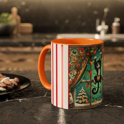 Mischief in Tinselland Colorful Mugs (11oz, 15oz)