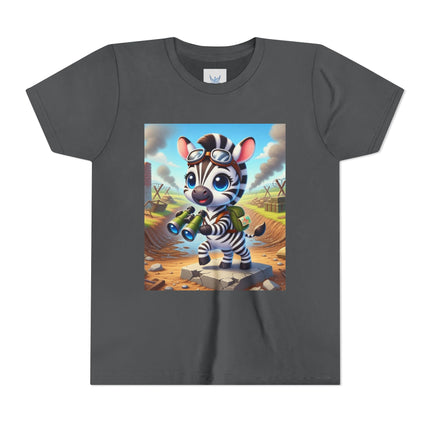 Zebra Lookout Youth Short Sleeve Tee