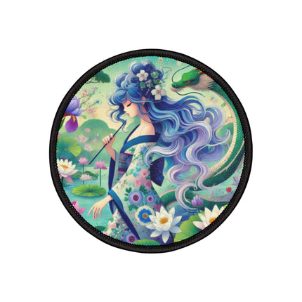 Fairy of the Koi Pond Iron-On Patches