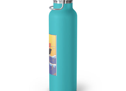 Golden Seas and Whimsical Dreams Copper Vacuum Insulated Bottle, 22oz