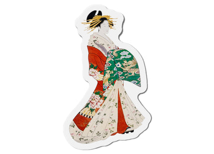 Japanese Woman by Hosoda Eishi Die-Cut Magnets (5 Sizes)