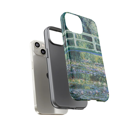 Water Lilies and Japanese Bridge by Claude Monet Phone Cases