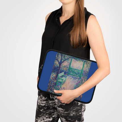 The Artist’s Garden (The Green Chair) by Theodore Earl Butler Laptop Sleeve