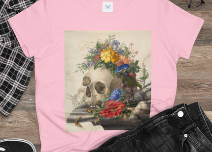 Vanitas Still Life by Herman Henstenburgh Women's Midweight Cotton Tee