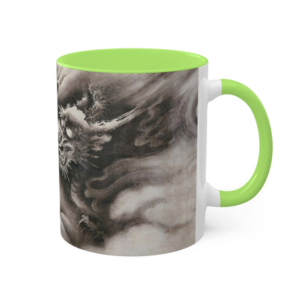 Japanese dragon by Yamada Dōa Colorful Mugs, 11oz